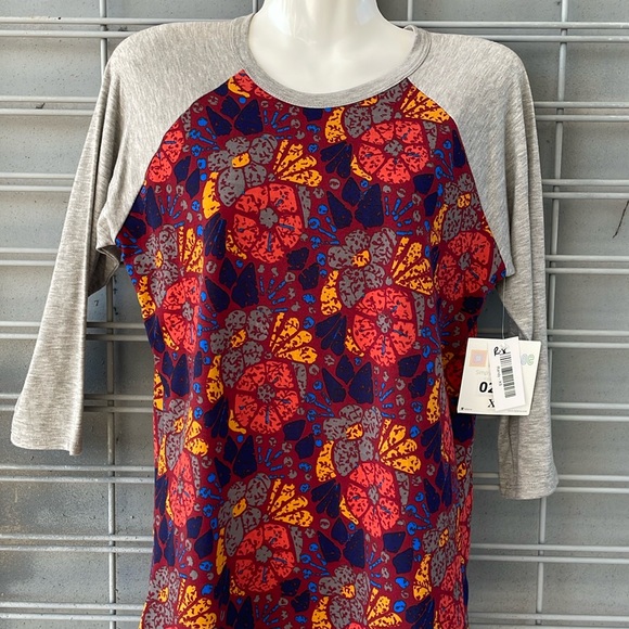 LulaRoe Floral Printed Randy Top-#R-8 - Picture 3 of 12